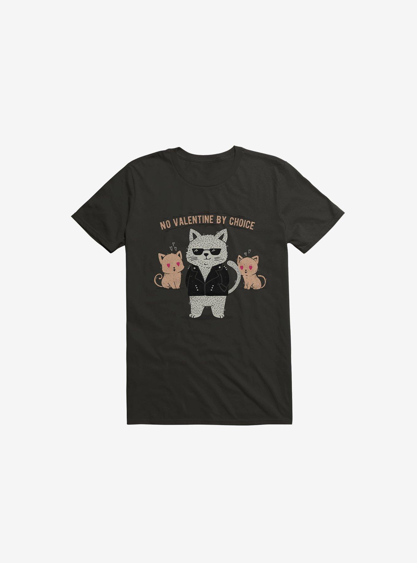 No Valentine By Choice T-Shirt, BLACK, hi-res