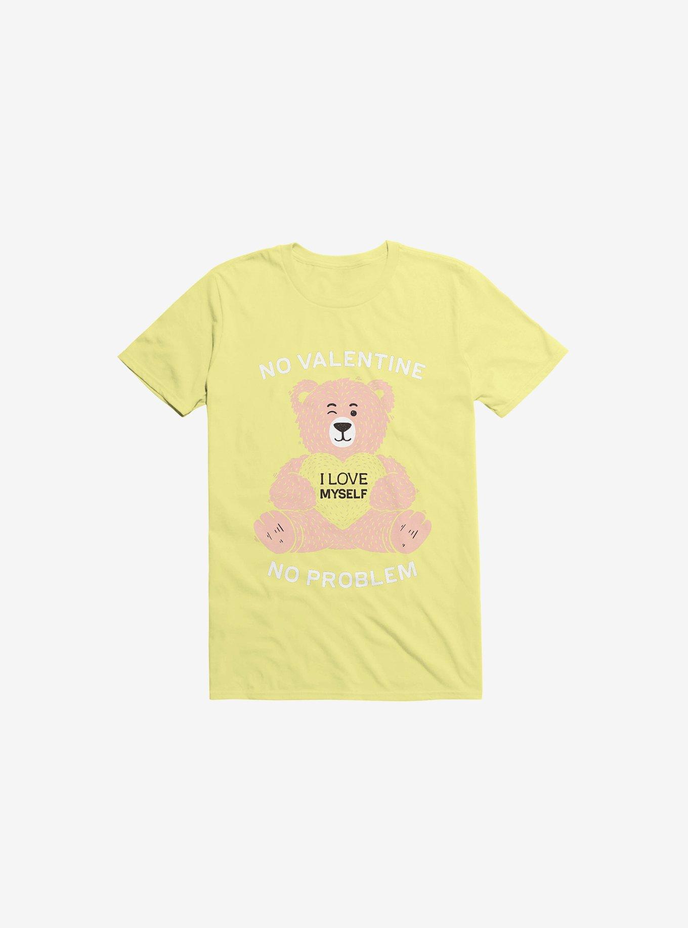 No Valentine, No Problem T-Shirt, CORN SILK, hi-res