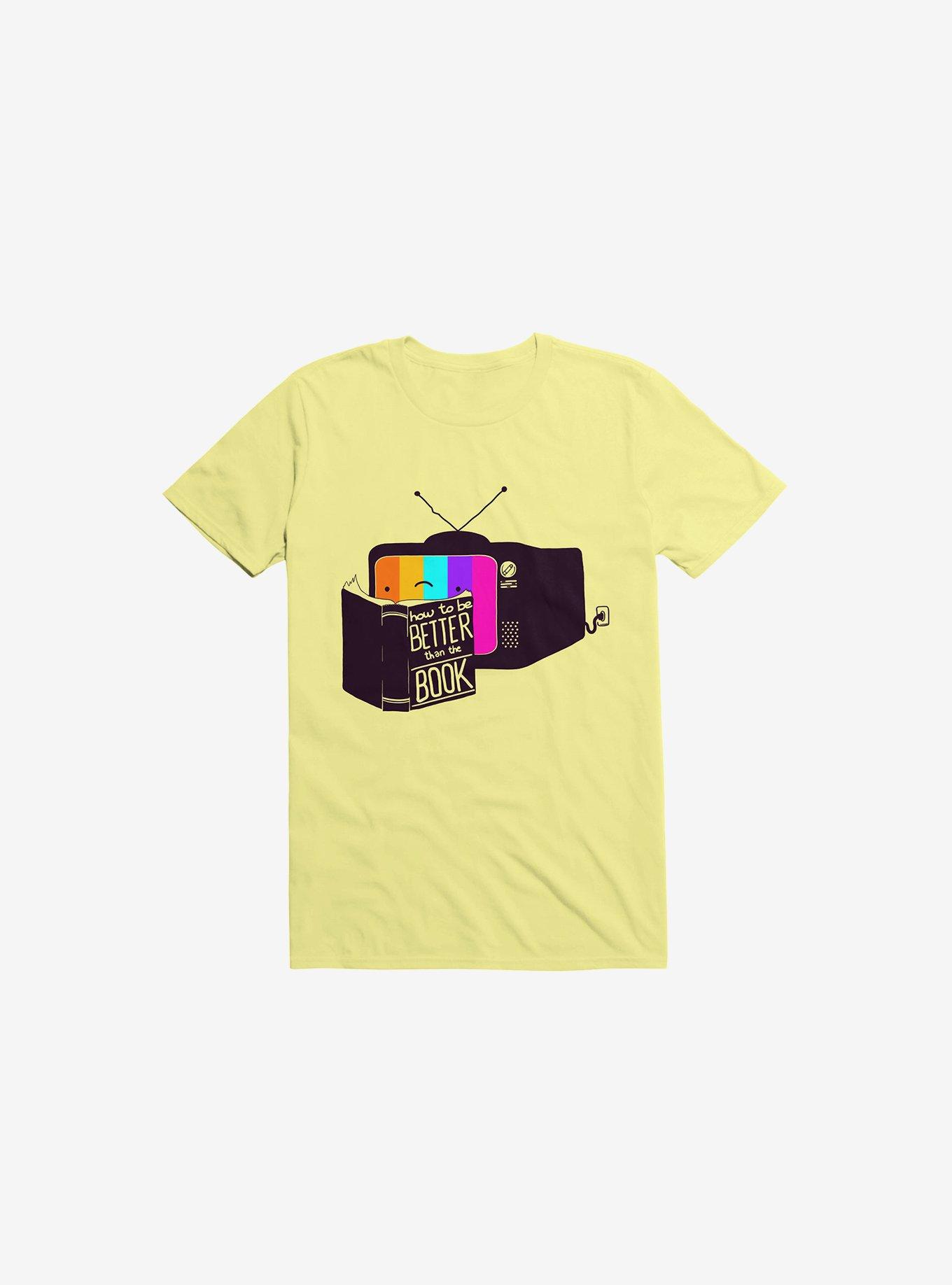 The Book Was Better T-Shirt, CORN SILK, hi-res