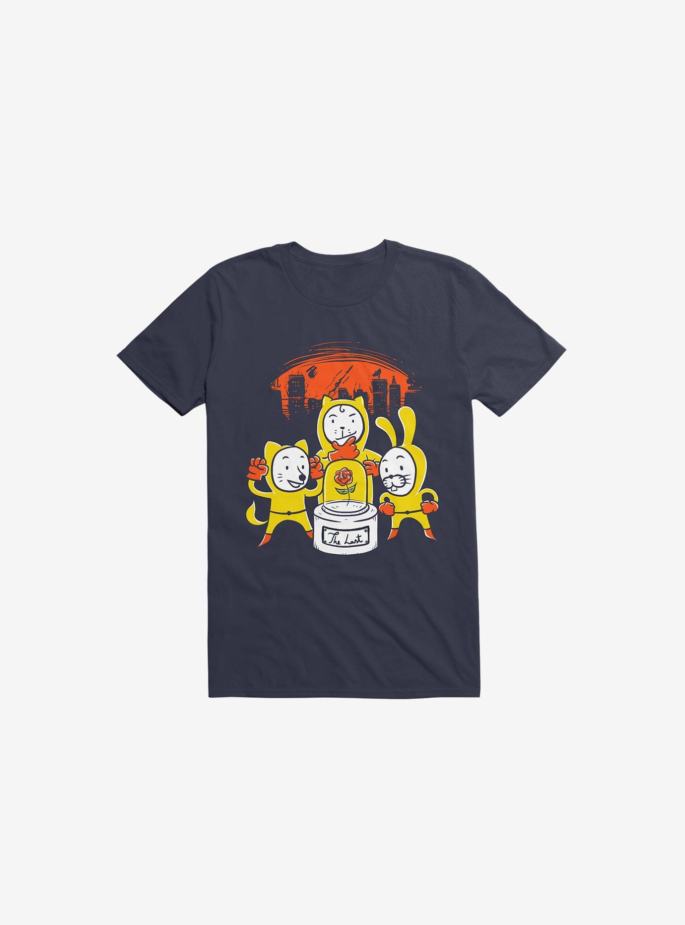 The Last Flower T-Shirt, NAVY, hi-res