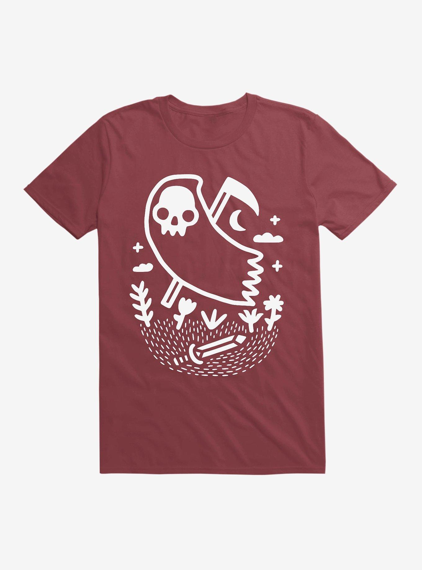 Another Grim Night T-Shirt, SCARLET, hi-res