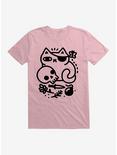 Badass Cat T-Shirt, LIGHT PINK, hi-res
