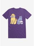 Good Dog Bad Cat T-Shirt, PURPLE, hi-res