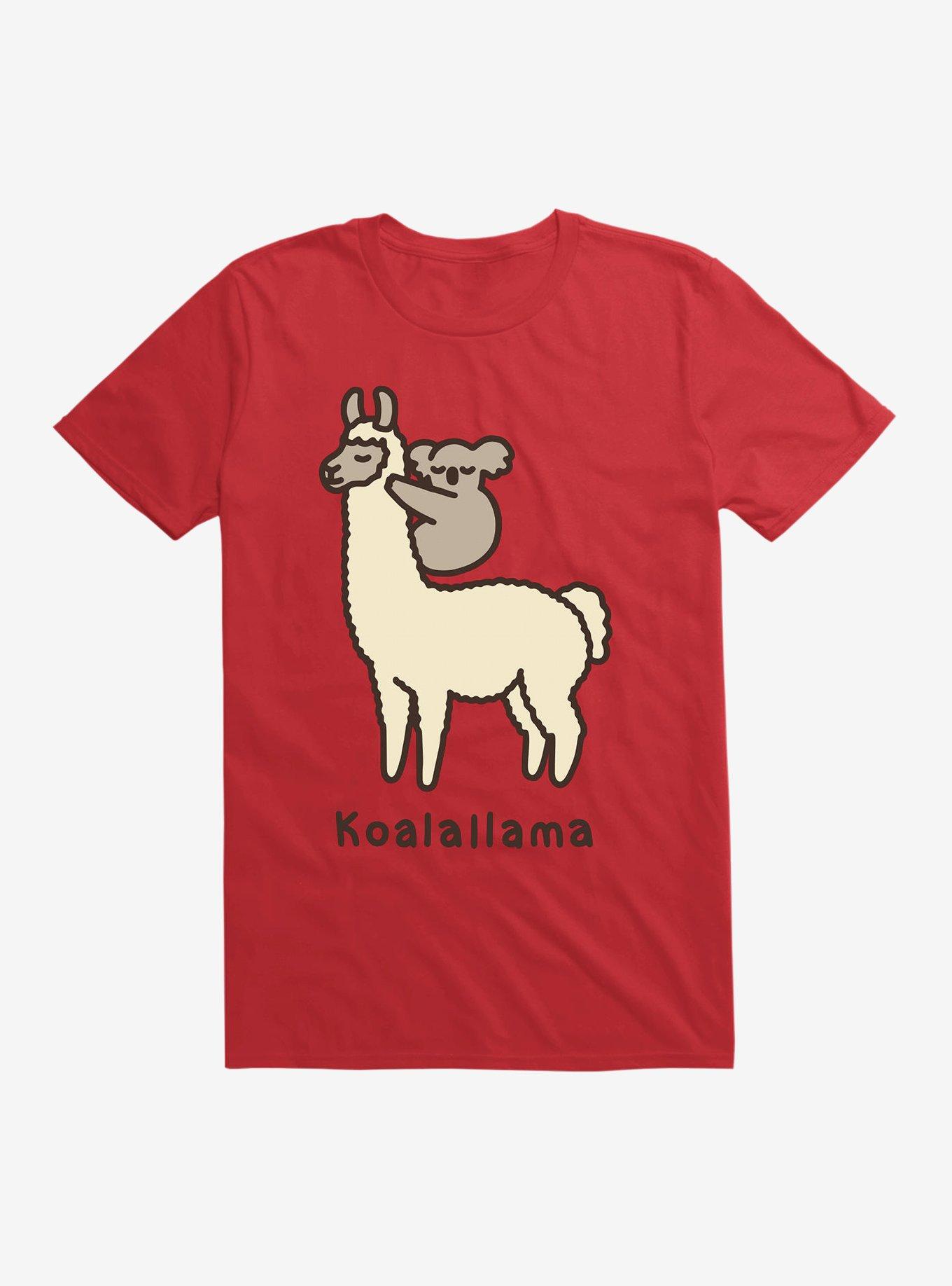 Koalallama T-Shirt, RED, hi-res