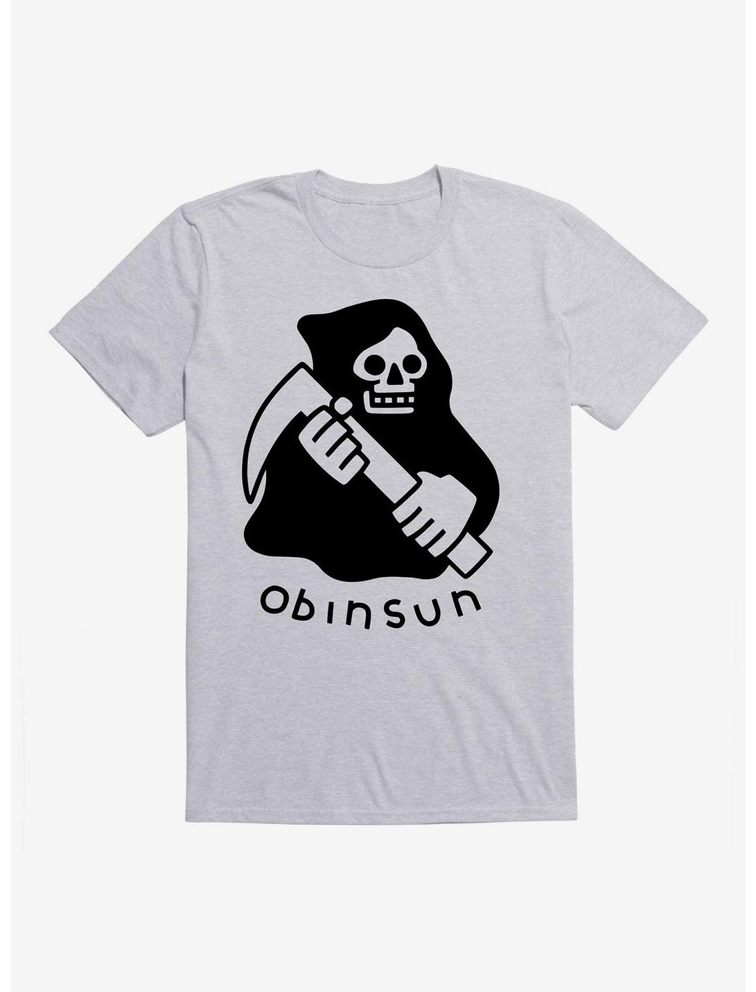 Obinsun Logo T-Shirt, HEATHER GREY, hi-res