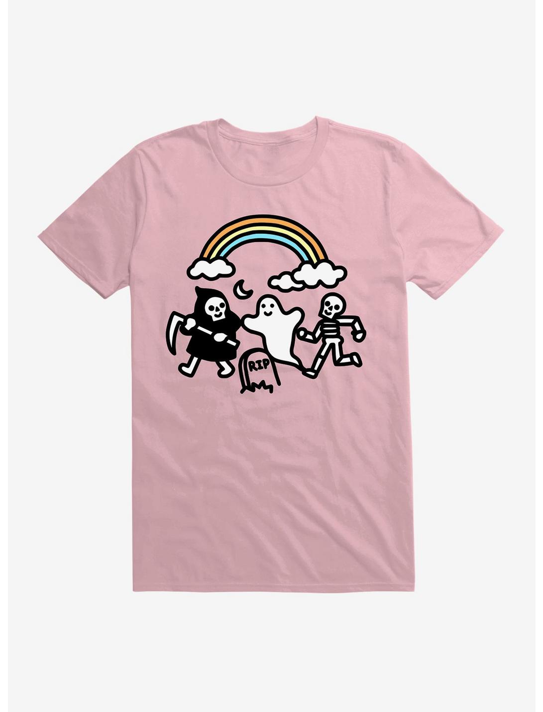 Super Spooky Doodle T-Shirt, LIGHT PINK, hi-res