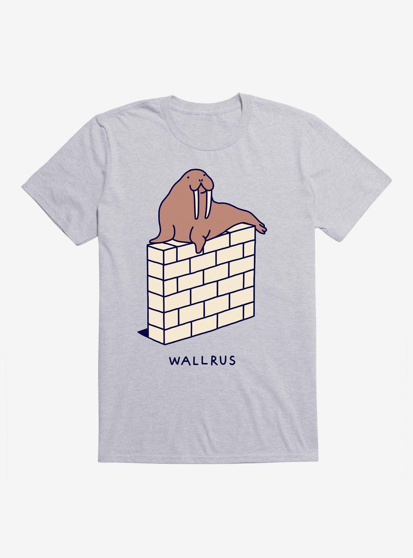 The Wallrus T-Shirt, HEATHER GREY, hi-res