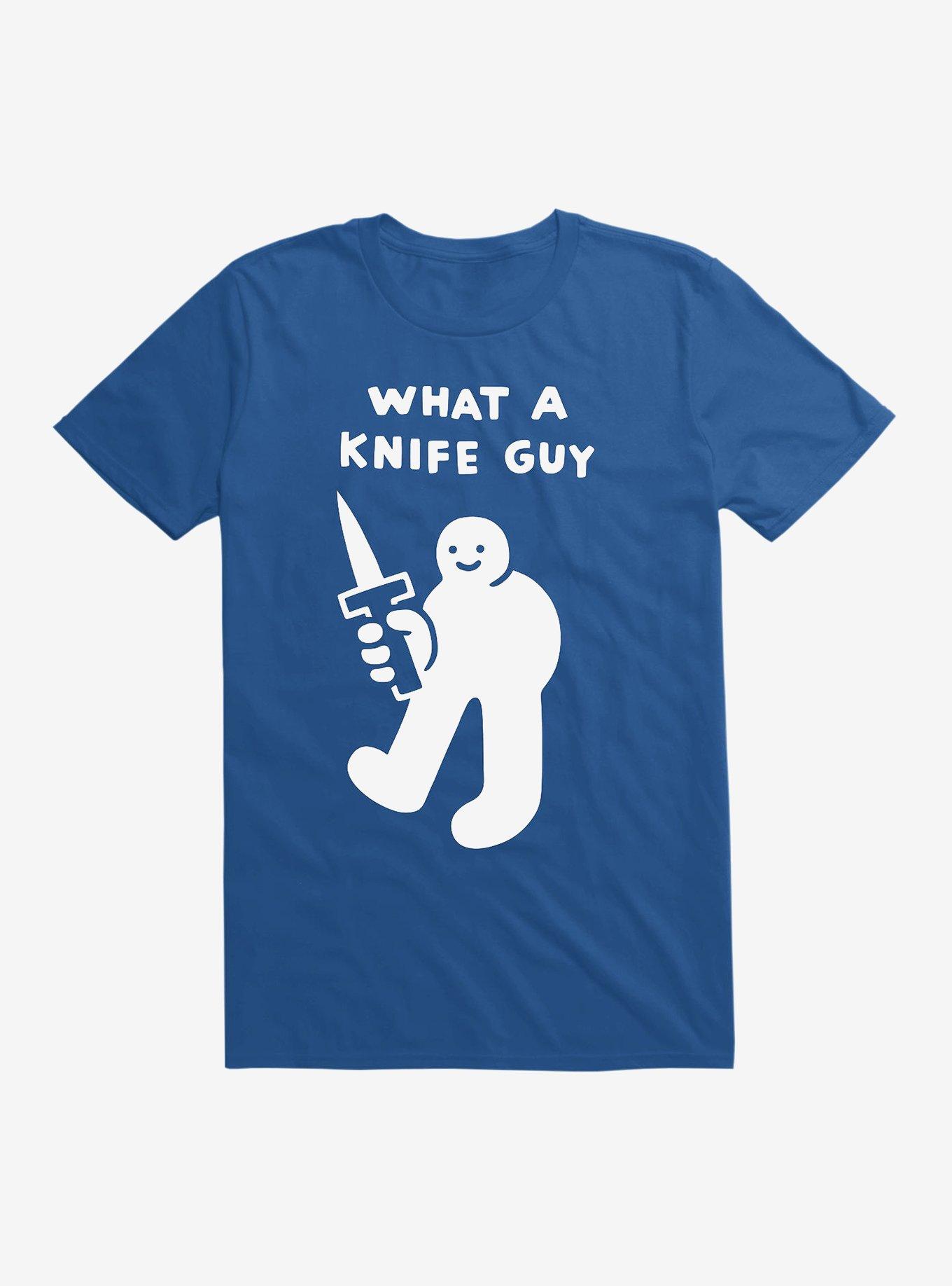 What A Knife Guy T-Shirt, ROYAL, hi-res