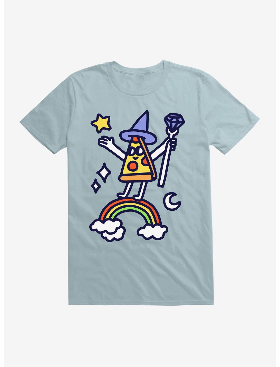 Wizard Pizza T-Shirt, LIGHT BLUE, hi-res