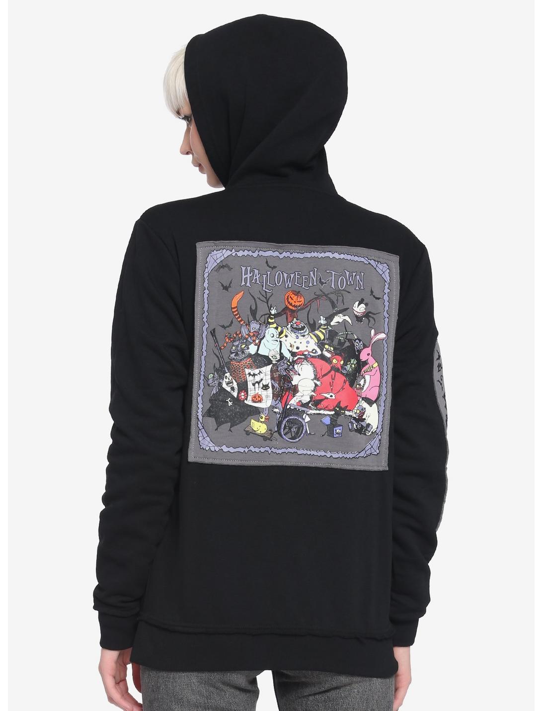 The Nightmare Before Christmas Patches Girls Hoodie, MULTI, hi-res