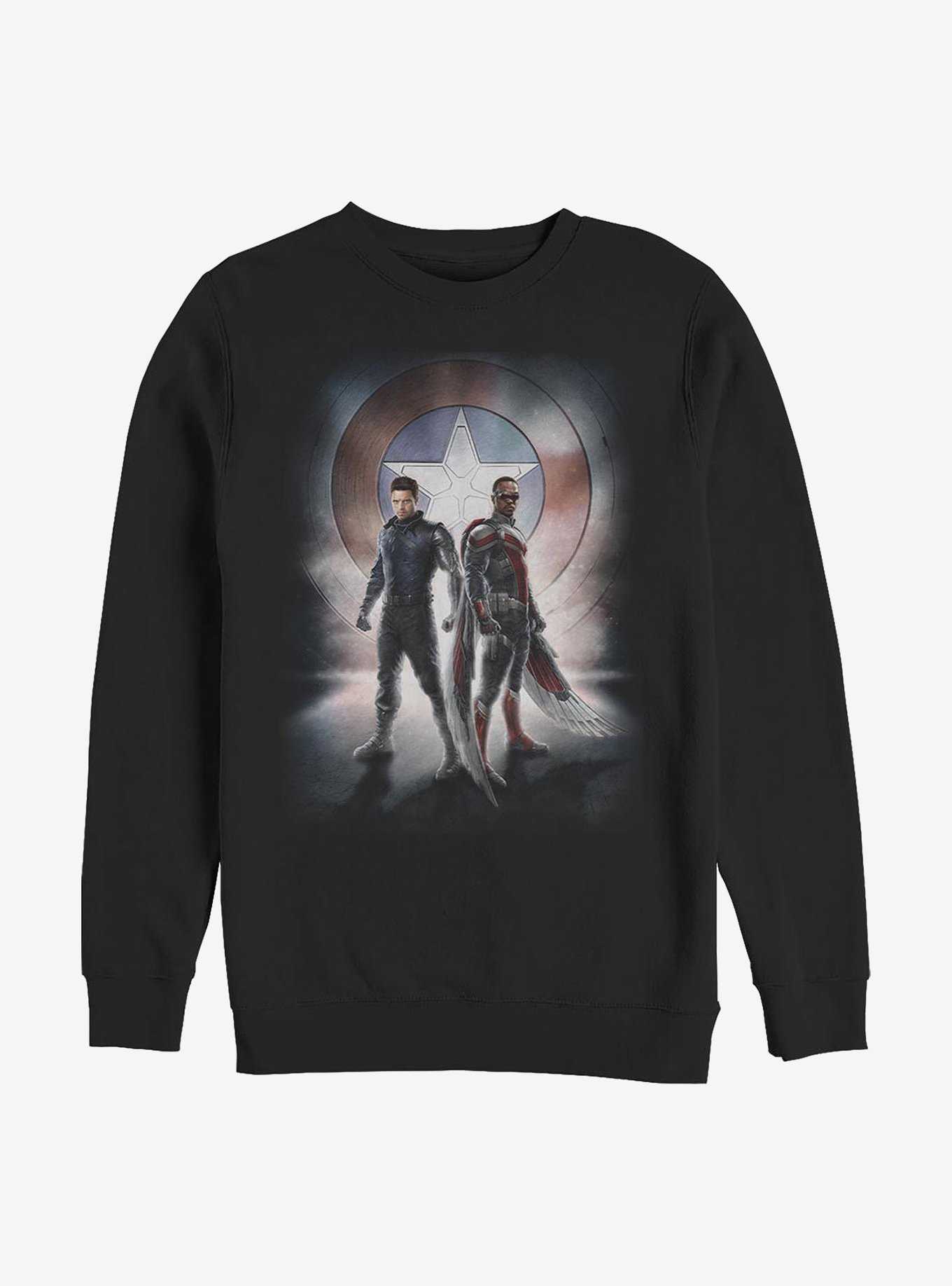 Marvel The Falcon And The Winter Soldier Team Poster Sweatshirt, , hi-res