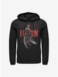 Marvel The Falcon And The Winter Soldier Falcon Repeating Hoodie, BLACK, hi-res