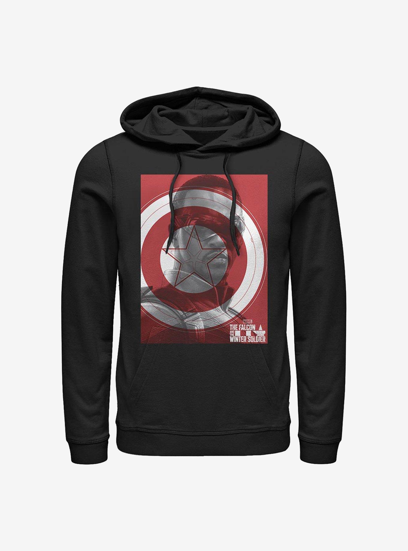 Marvel The Falcon And The Winter Soldier Falcon Shield Hoodie, , hi-res