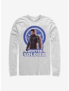Marvel The Falcon And The Winter Soldier Distressed Bucky Long-Sleeve T-Shirt, , hi-res