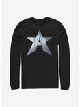 Marvel The Falcon And The Winter Soldier Walker Symbol Long-Sleeve T-Shirt, BLACK, hi-res