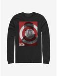Marvel The Falcon And The Winter Soldier Winter Shield Long-Sleeve T-Shirt, BLACK, hi-res