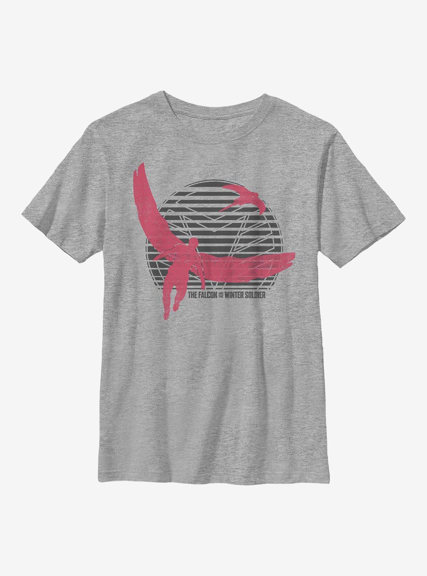 Marvel The Falcon And The Winter Soldier Falcon Redwing Youth T-Shirt, , hi-res