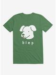 Blep Dog T-Shirt, KELLY GREEN, hi-res