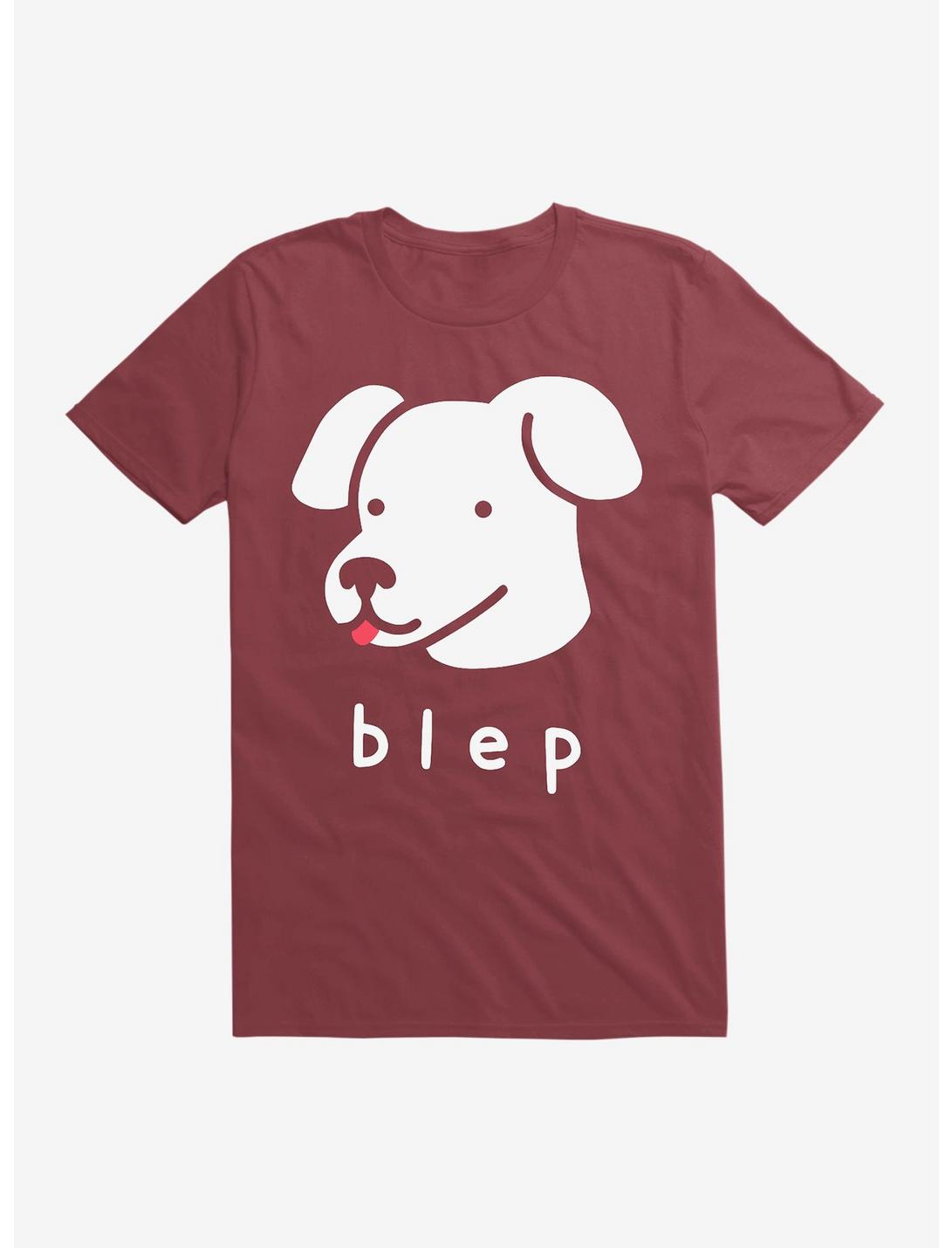 Blep Dog T-Shirt, SCARLET, hi-res