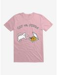 Cat Vs. Pizza T-Shirt, LIGHT PINK, hi-res