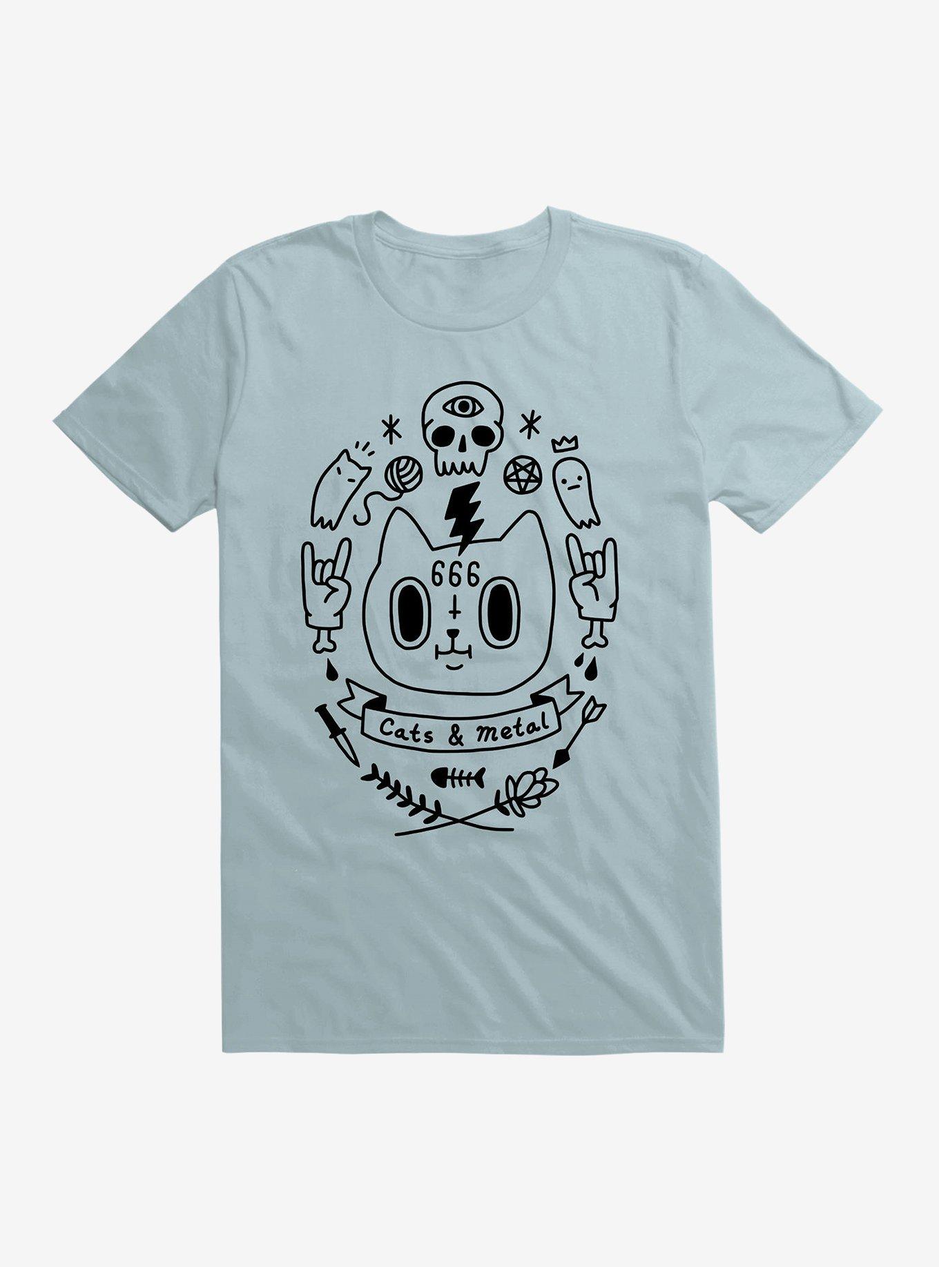 Cats & Metal T-Shirt, , hi-res