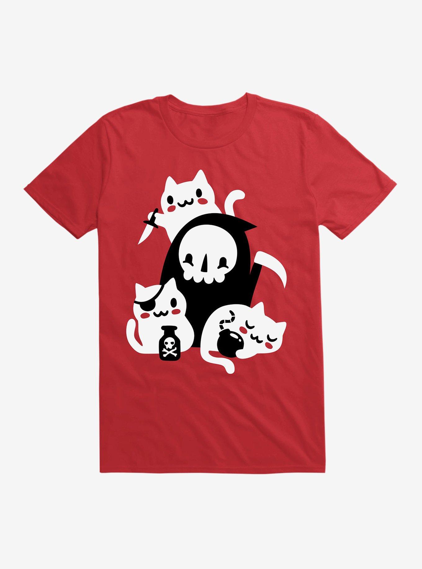 Deaths Little Helpers T-Shirt, RED, hi-res