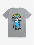 Magical Wizard Cat T-Shirt, SILVER, hi-res