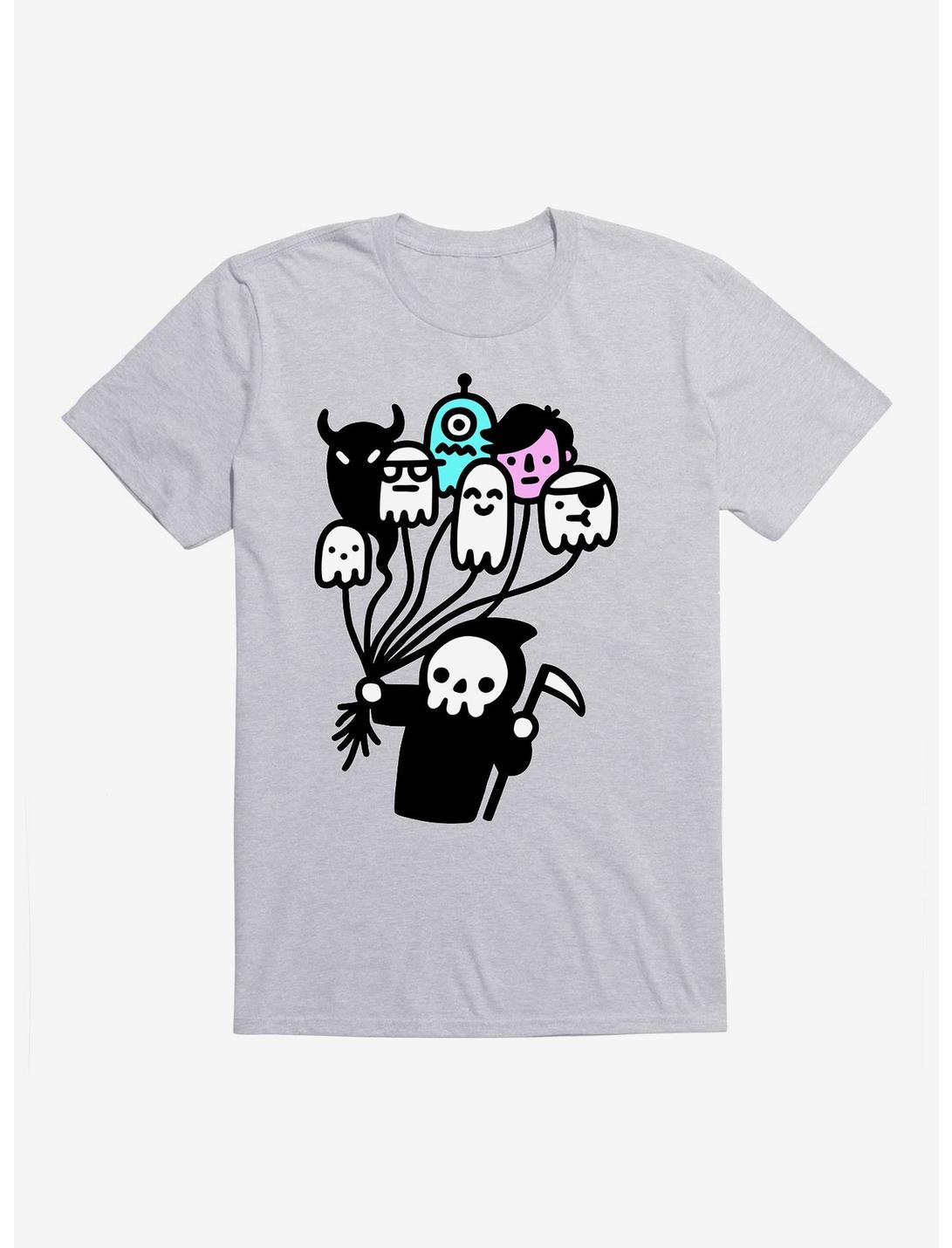 Soul Collector Doodle T-Shirt, HEATHER GREY, hi-res