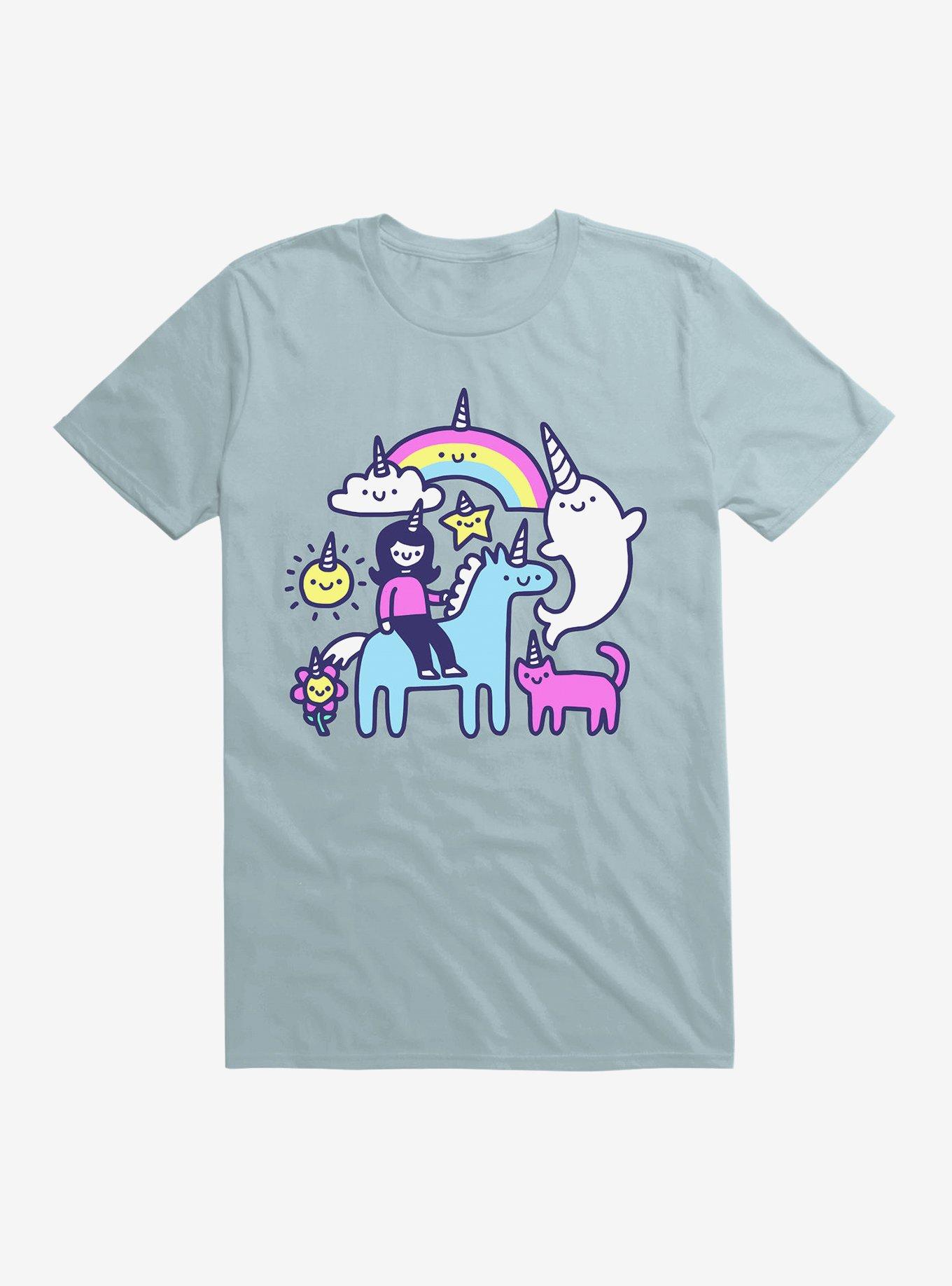 Unicorns Everywhere! T-Shirt - BLUE | BoxLunch