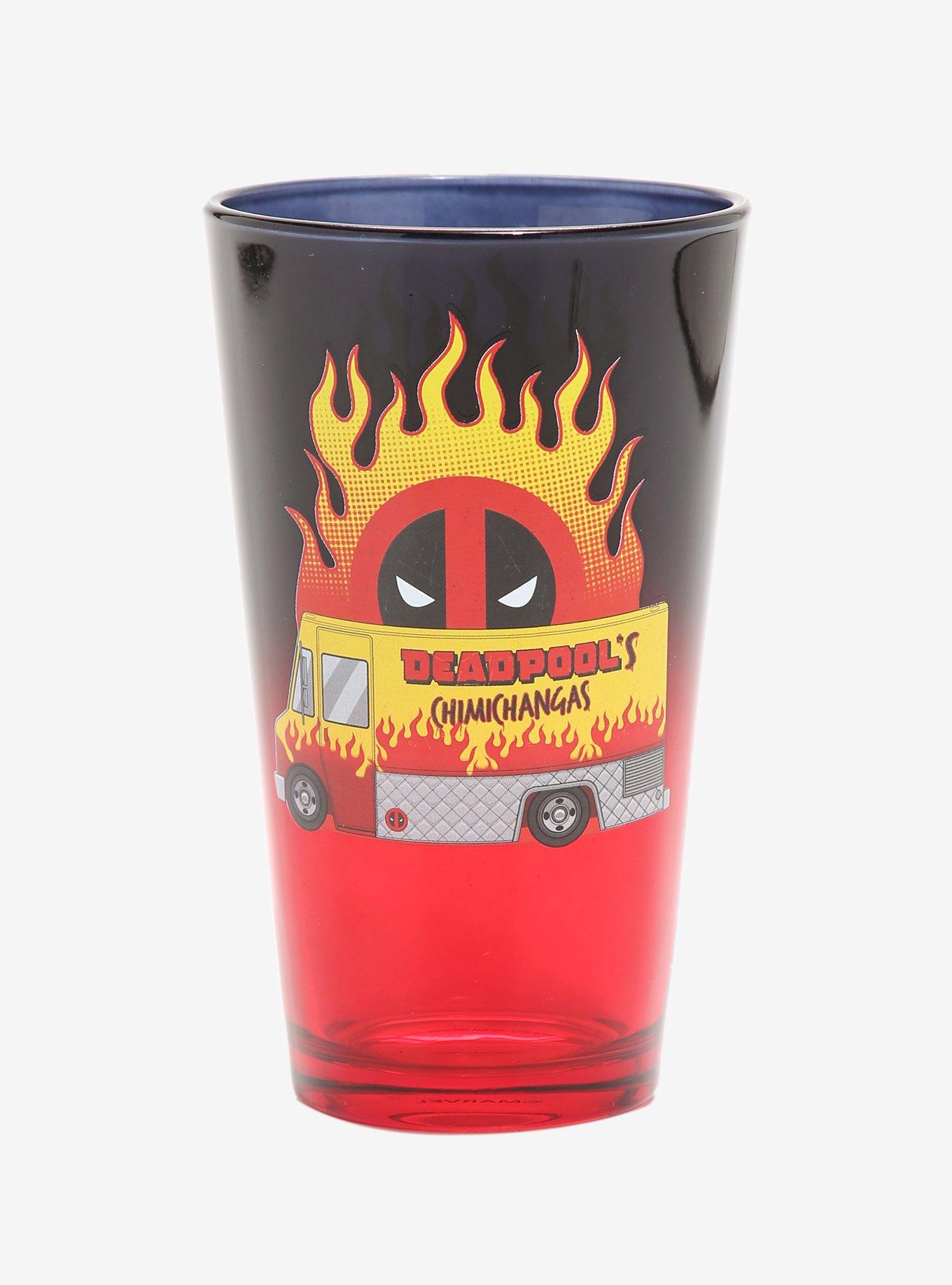Marvel Deadpool Chimichanga Food Truck Pint Glass, , hi-res