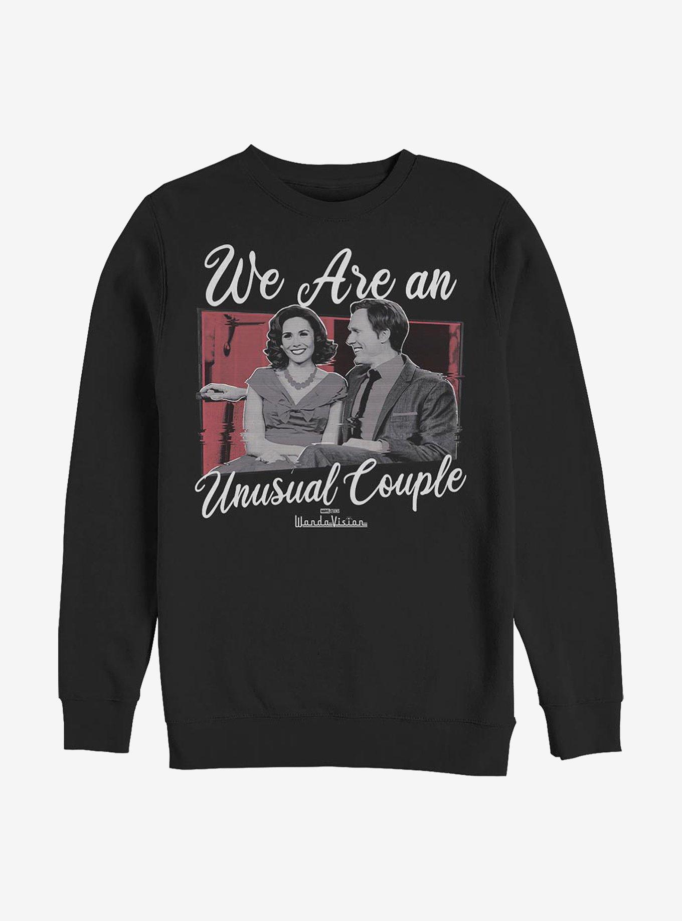 Marvel WandaVision A Romantic Unusual Couple Crew Sweatshirt