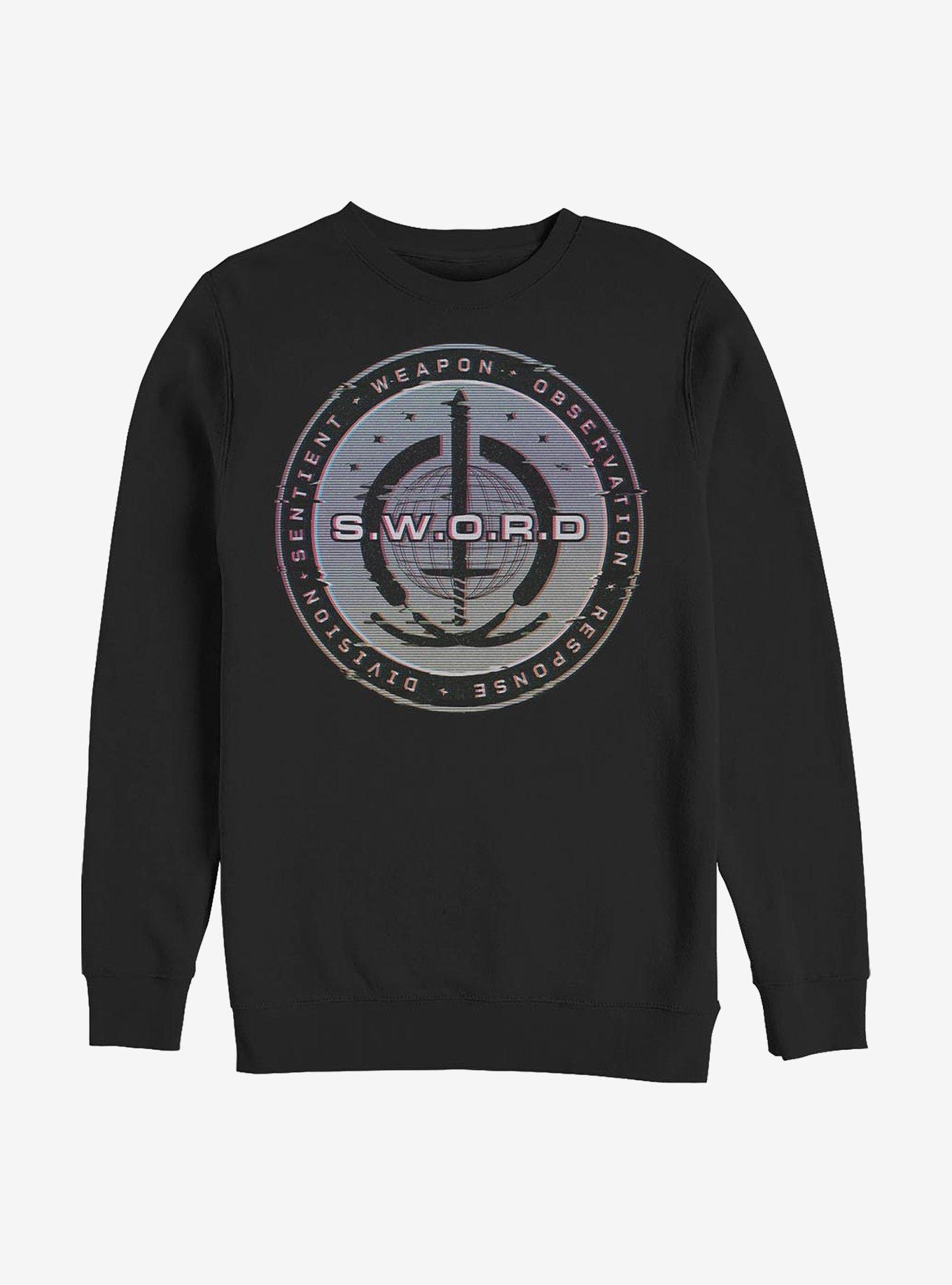 Marvel WandaVision S.W.O.R.D Digital Logo Crew Sweatshirt, , hi-res