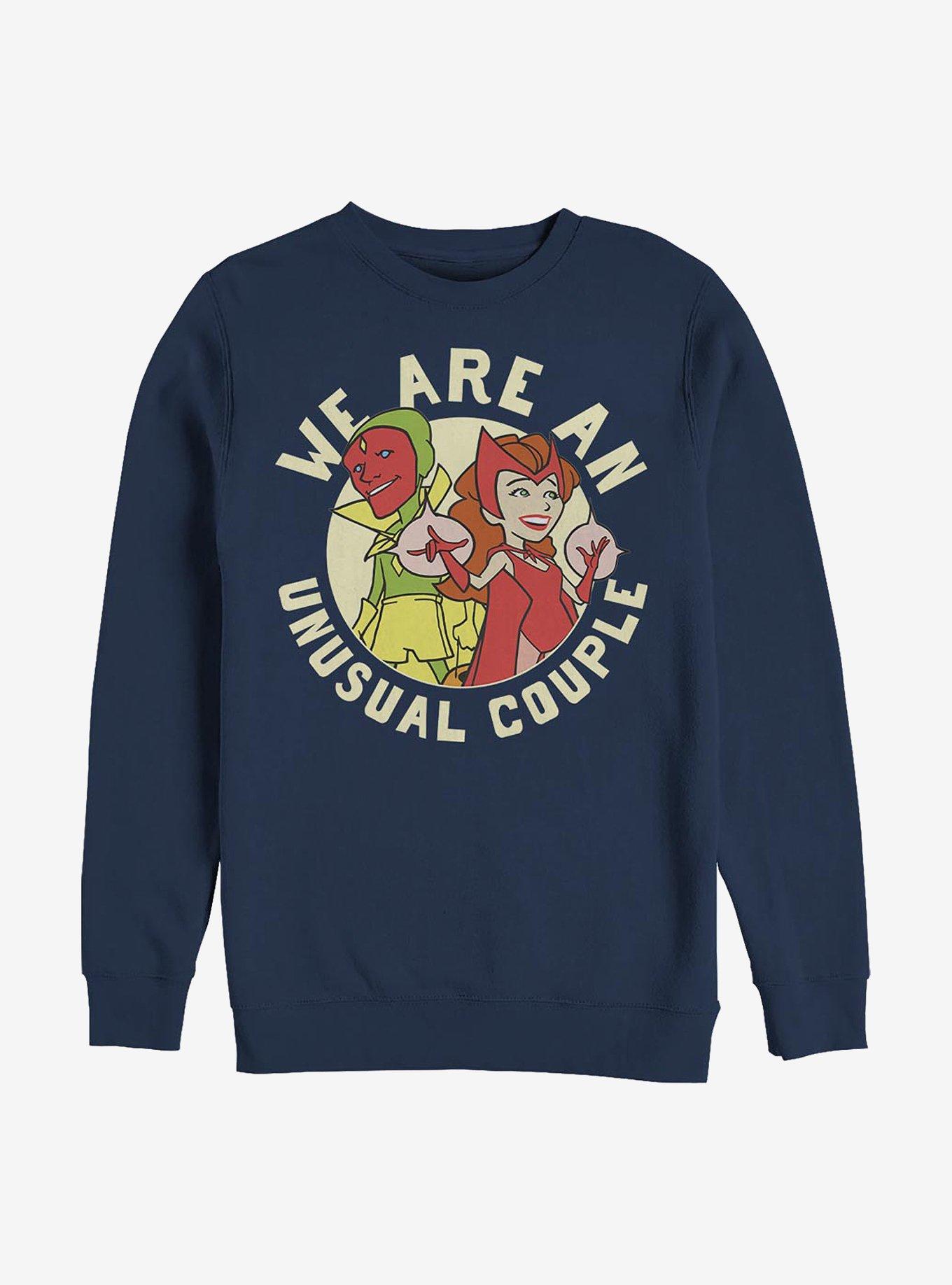 Marvel WandaVision We Are An Unusual Couple Crew Sweatshirt, , hi-res