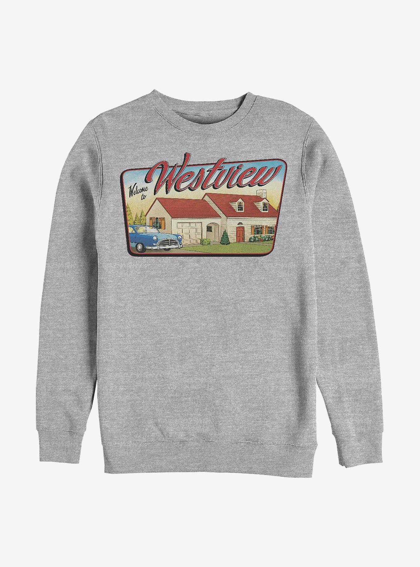 Marvel WandaVision Westview Welcome Crew Sweatshirt, , hi-res