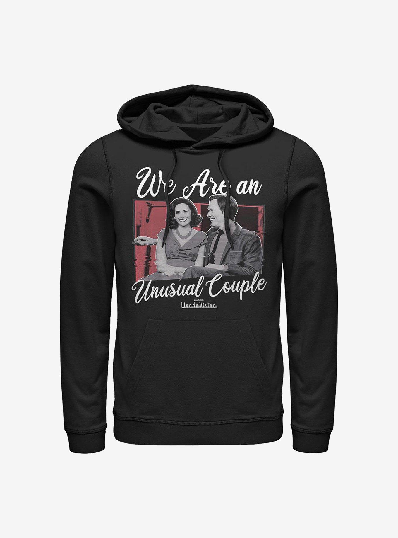 Marvel WandaVision A Romantic Unusual Couple Hoodie, BLACK, hi-res