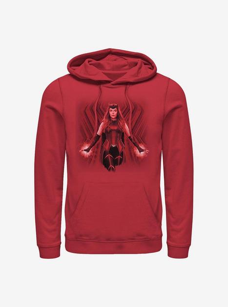 Marvel WandaVision Powerful Scarlet Witch Hoodie - RED | Hot Topic