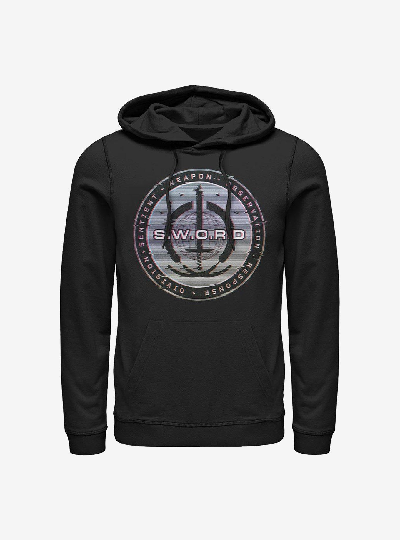 Marvel WandaVision S.W.O.R.D Digital Logo Hoodie