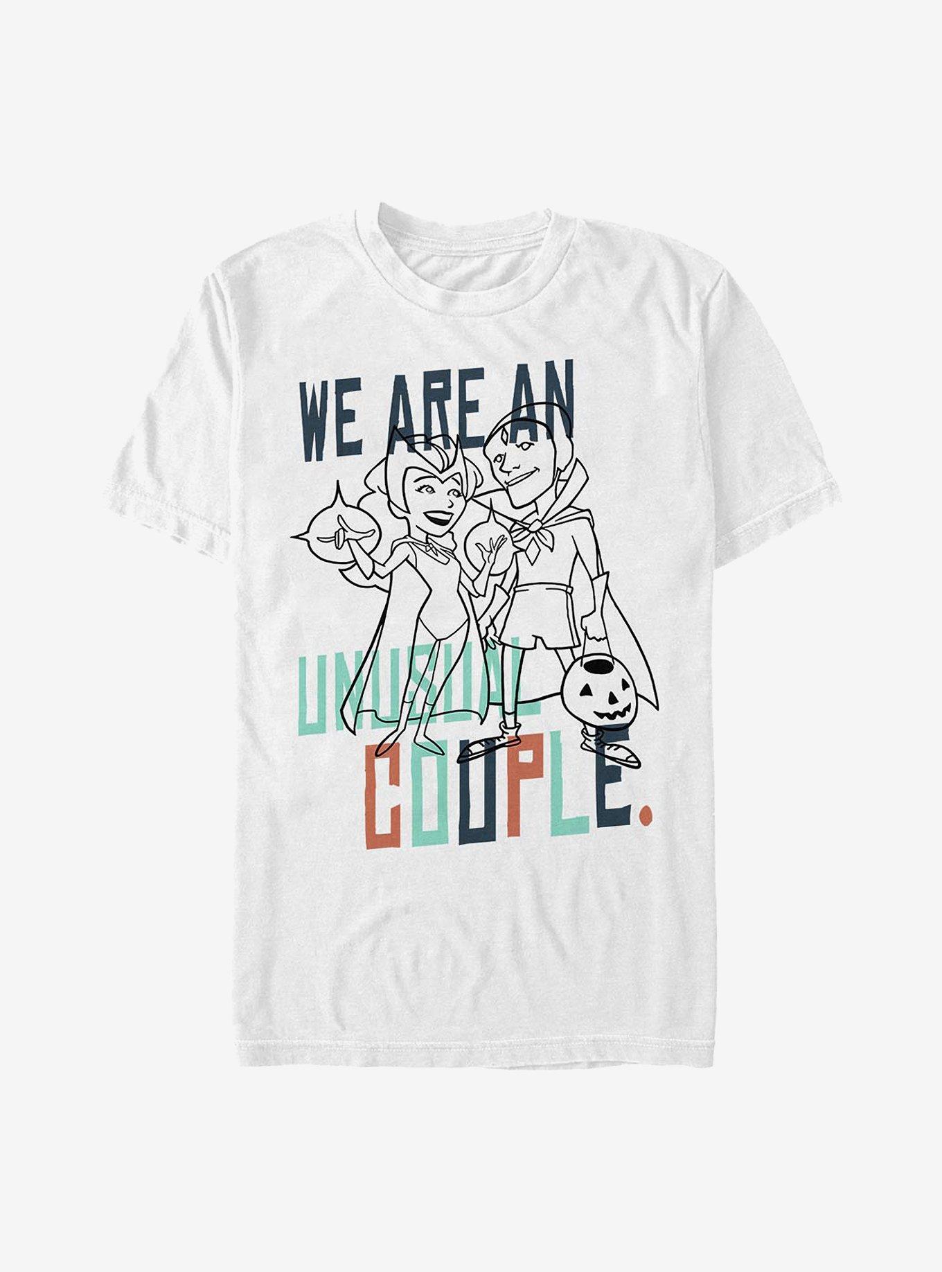 Marvel WandaVision Unusual Couple T-Shirt, WHITE, hi-res