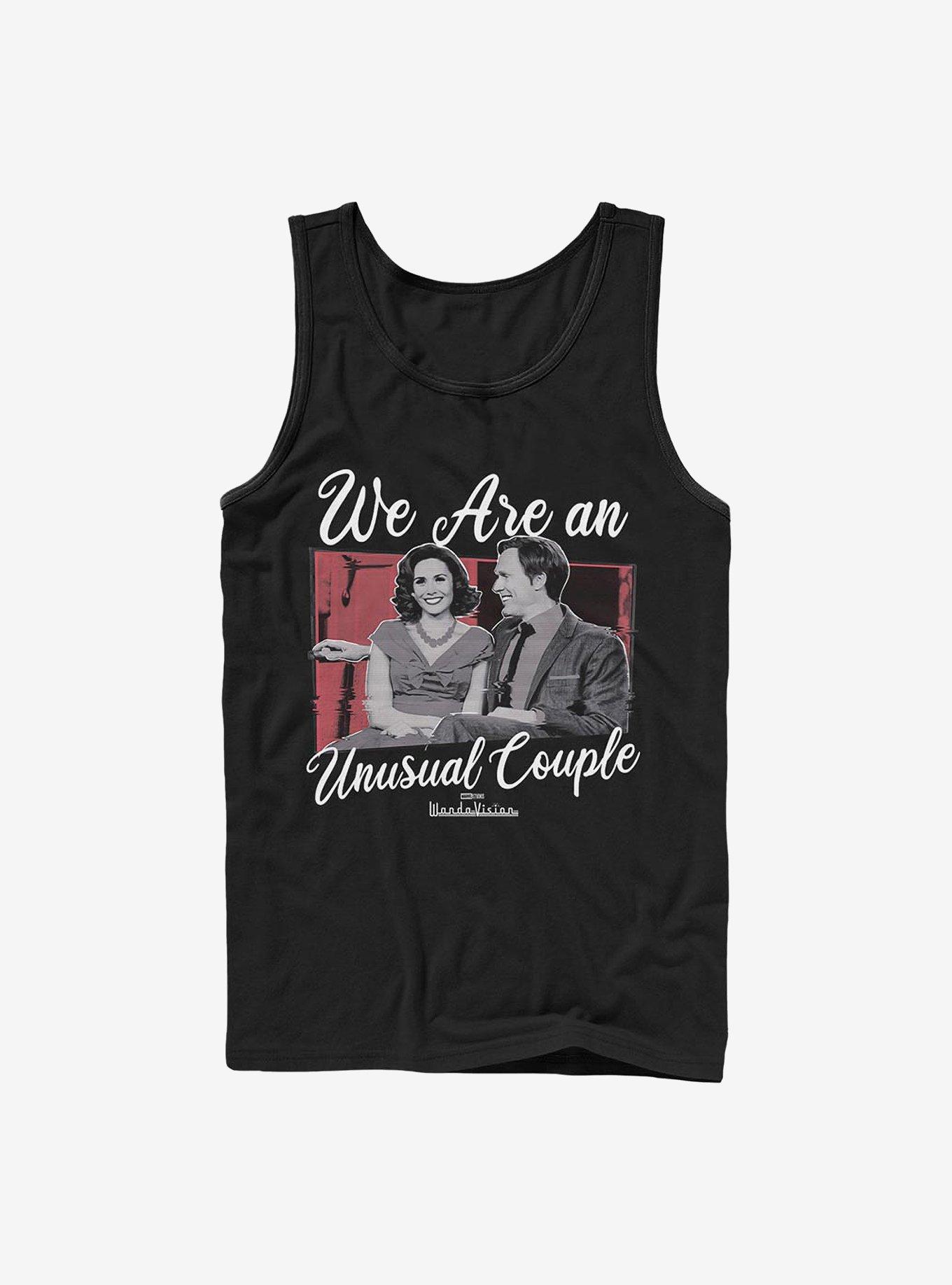 Marvel WandaVision A Romantic Unusual Couple Tank, BLACK, hi-res