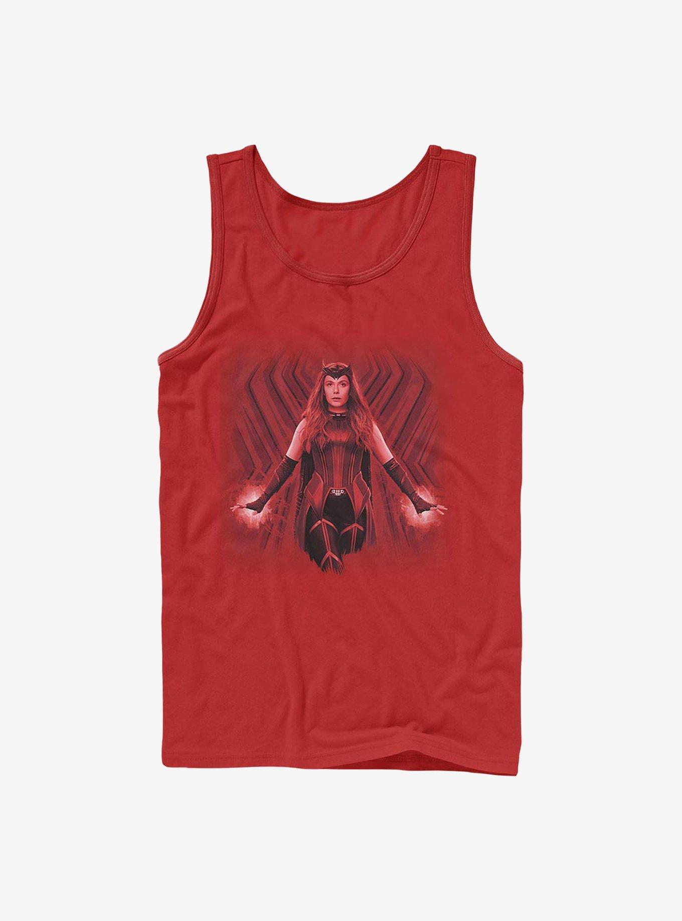 Marvel WandaVision Powerful Scarlet Witch Tank, RED, hi-res