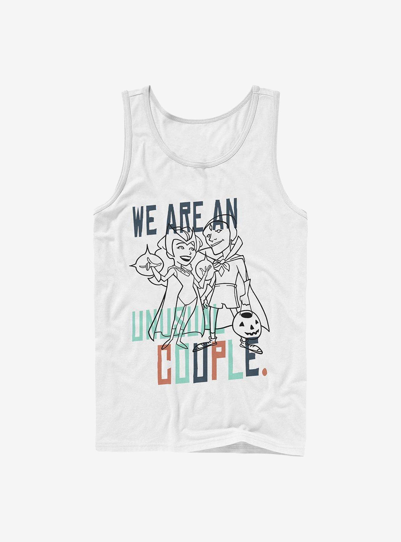 Marvel WandaVision Unusual Couple Tank, WHITE, hi-res