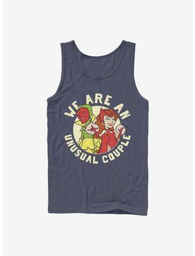 Marvel WandaVision We Are An Unusual Couple Tank, NAVY, hi-res