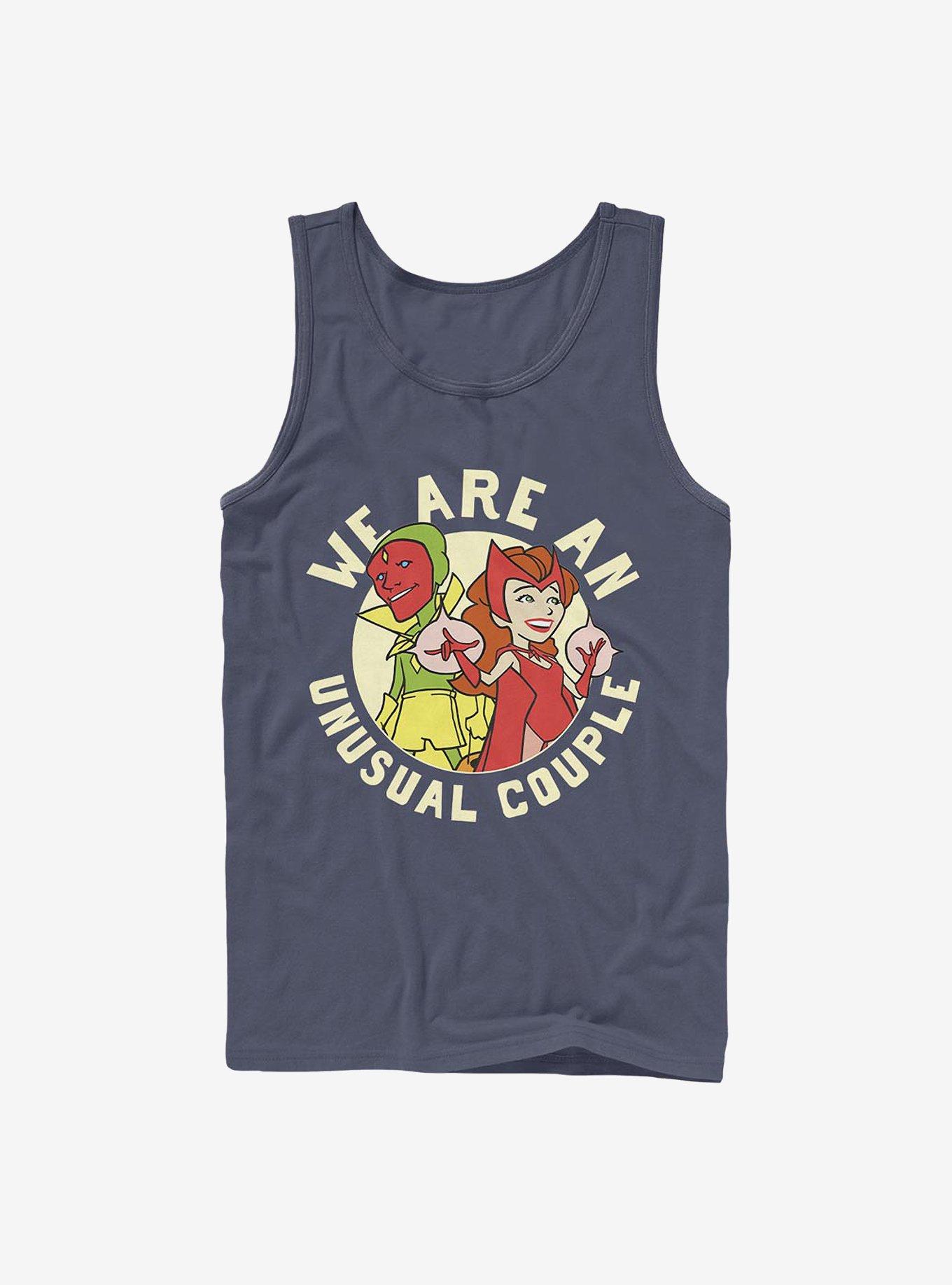 Marvel WandaVision We Are An Unusual Couple Tank, NAVY, hi-res