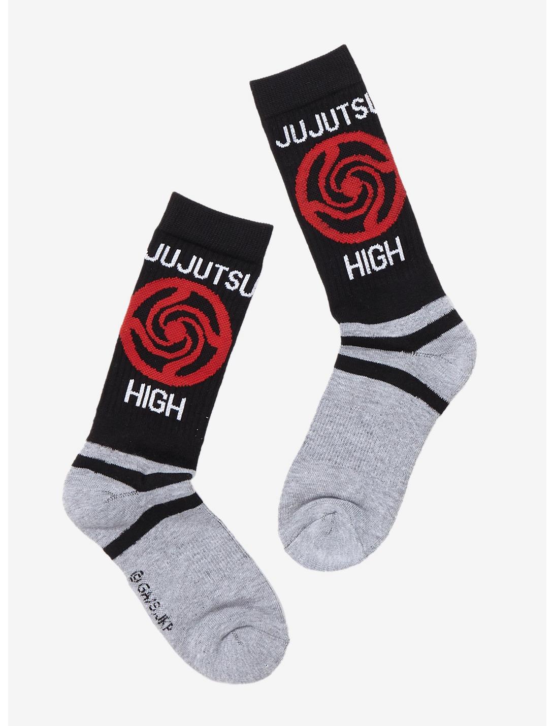 Jujutsu Kaisen Jujutsu High Stripe Crew Socks, , hi-res