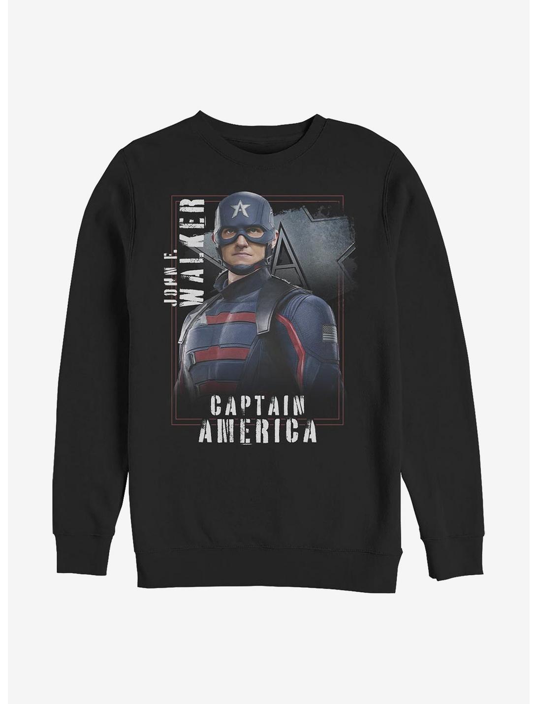 Marvel The Falcon And The Winter Soldier Walker Hero Sweatshirt, BLACK, hi-res