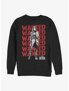 Marvel The Falcon And The Winter Soldier Wanted Repeating Red Sweatshirt, , hi-res