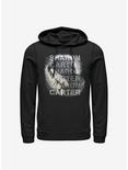 Marvel The Falcon And The Winter Soldier Carter Overlay Hoodie, BLACK, hi-res