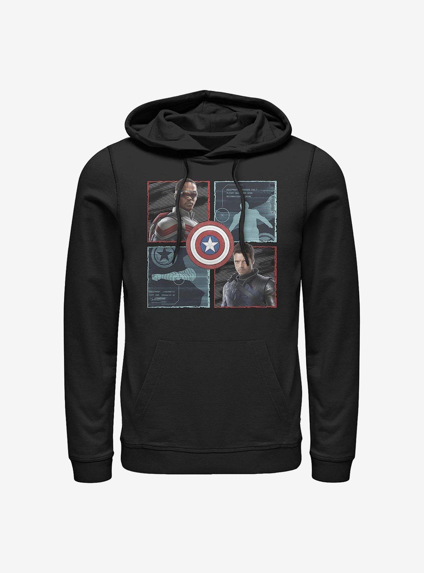 Marvel The Falcon And The Winter Soldier Hero Box Up Hoodie, , hi-res
