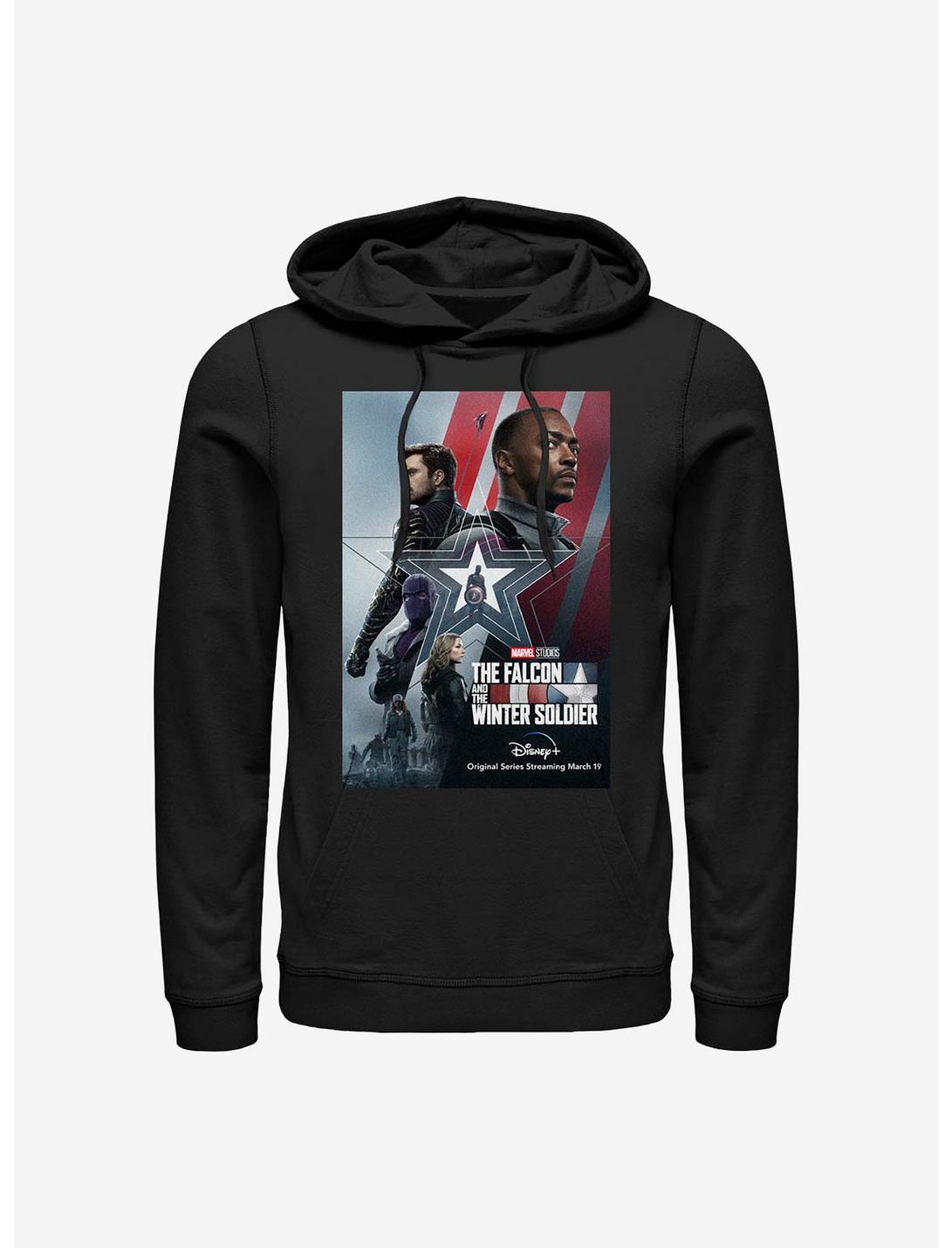 Marvel The Falcon And The Winter Soldier Partner Hoodie, BLACK, hi-res