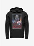 Marvel The Falcon And The Winter Soldier Stand Tall Cap Hoodie, BLACK, hi-res